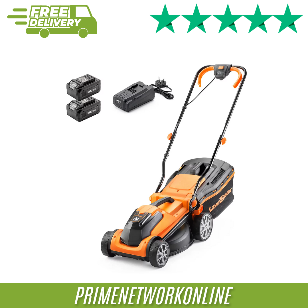 Lawnmaster Lithium Ion Battery Lawn Mower 40V Fusion 18
