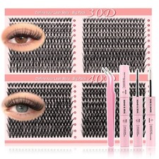 Lash Clusters Kit-800PCS DIY Eyelash Extension Kit with Bond  Seal, 30D/40D ...
