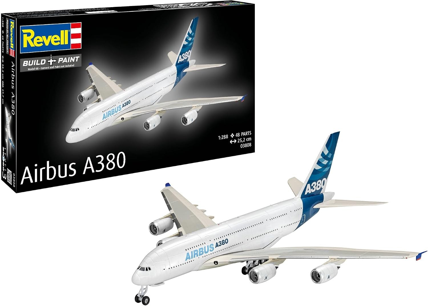 Revell Airbus A380 Kit (1:288 Scale) - Image 7