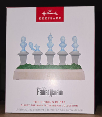 HALLMARK 2025 Haunted Mansion-The singing Busts decoration/ornament