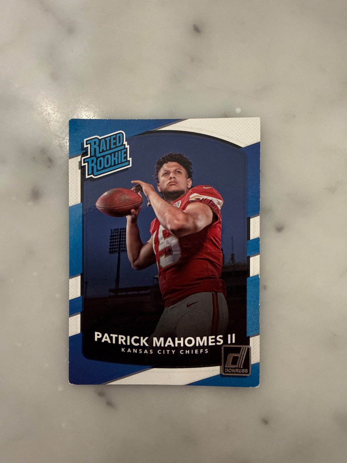 2017 Panini Donruss - Rated Rookie Patrick Mahomes II #327 (RC)