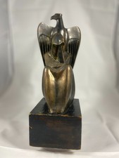 Post War Russian bronze  "Requiem" Anna Akhmatova  (Russian: Реквием ) 43cm