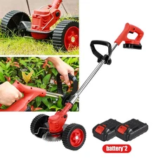 Jahy2Tech Weed Wacker 21V Lawn Edger Cordless 2Pcs 2Ah Battery Powered Weed