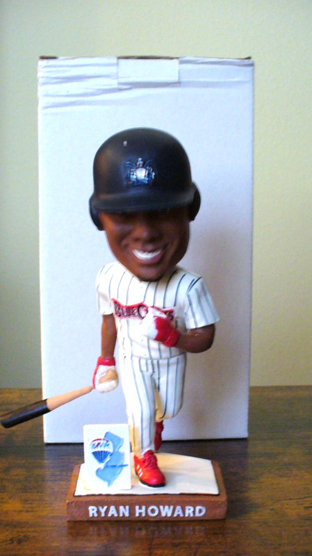 MILB -  Lakewood BlueClaws "Ryan Howard" Bobblehead 2006 - NIB - SGA