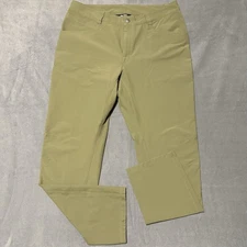 The North Face Tech Pants Mens 36x32 Green Soft Shell Outdoor Stretch Hiking NEW