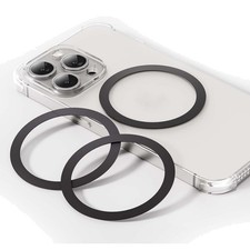 Universal Metallring Aufkleber für MagSafe - 3 Stück Schwarz, ultradünn & stark