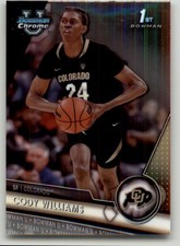 2023-24 Bowman University Chrome Cody Williams #16 Colorado Buffaloes