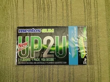Collectible MENTOS UP2U  Gum Pack Sugar Free Chillax Mint And Energy Strike