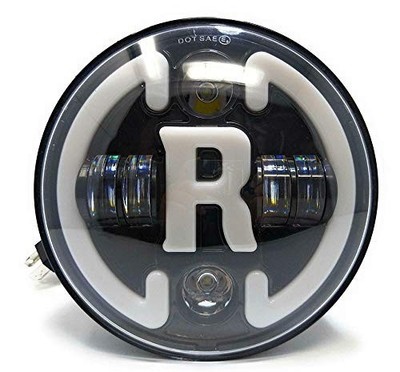 90W LED Headlight for Royal Enfield Classic, Bullet 350, Thunder Bird, Standard