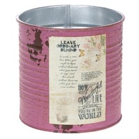 Deko-ÜBertopf Vintage Metalloptik Nostalgie Blumentopf Pflanzgefäß Dekoidee