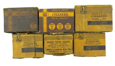 Jones & Lamson Die Thread Chasers - Lot of 6 Sets