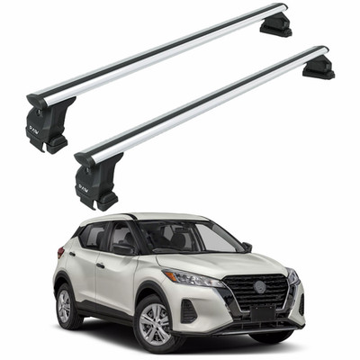 For Nissan Kicks 2018-2024 Roof Rack System, Aluminium Cross Bar, Normal Roof, S