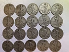 1934-43 Walking Liberty Half Dollar Roll of 20 $10 Face, 90% Silver