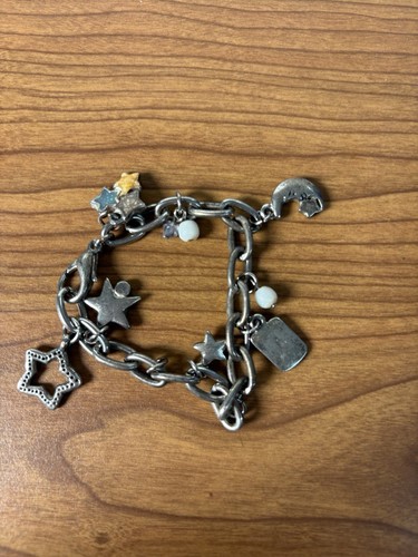 Vintage Silver Charm Bracelet - Picture 2 of 2