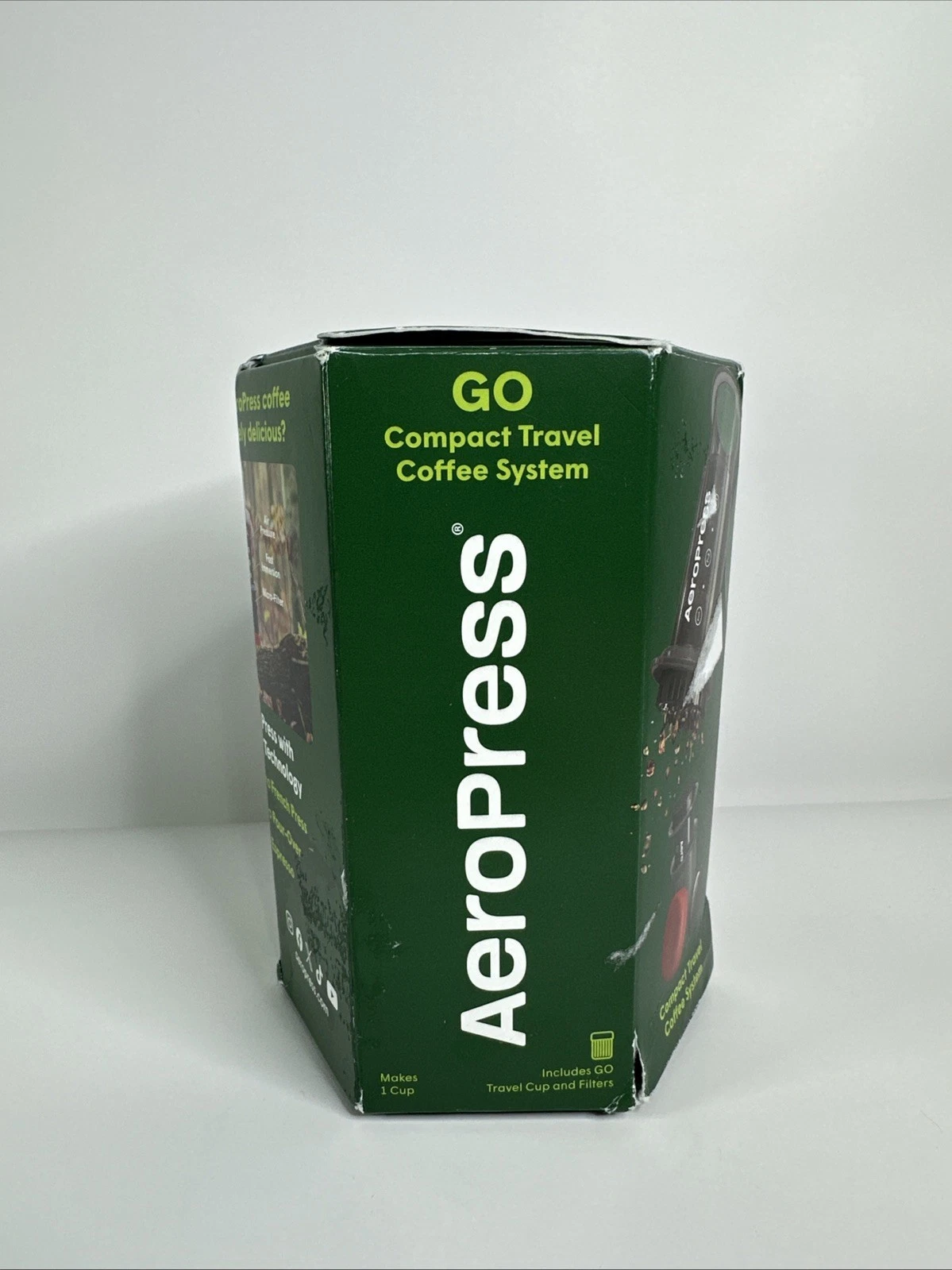 (Dmg Box) Aeropress GO Travel Edition Coffee Press Kit
