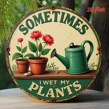 Rustic Gardener Gift Metal Sign Funny Plant Pun Design Gift For Gardeners Decor