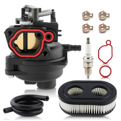 For B&S 9P702 09P702 550EX 625EX 675EX 799584 Carburetor Carb & Air Filter Kit
