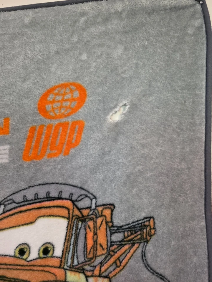 Disney Pixar Cars Team Lightning McQueen Plush Twin Sized Blanket 59x78 Large - Image 2 of 4