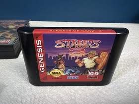 Sega GENESIS Authentic STREETS OF RAGE 3 Completed with New Manual
