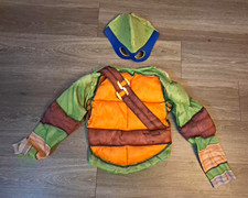 Rubies TMNT Leonardo Kids Costume One Size Ninja Turtles Muscle Chest Mask