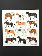 Violette Stickers Riding Horses Crafts Planner Supply Scrapbook