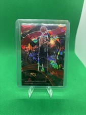 2023-24 Panini Select Kristaps Porzingis Red Cracked Ice Prizm Courtside #262