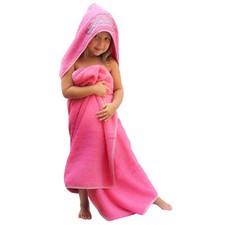 Princess Baby Bath Towel Pink Hooded Toddler Towels For Girls Up to 10 Year...