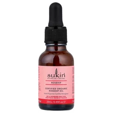 Certified Organic Rosehip Oil, Dry & Distressed Skin Types, 0.85 fl oz (25 ml)