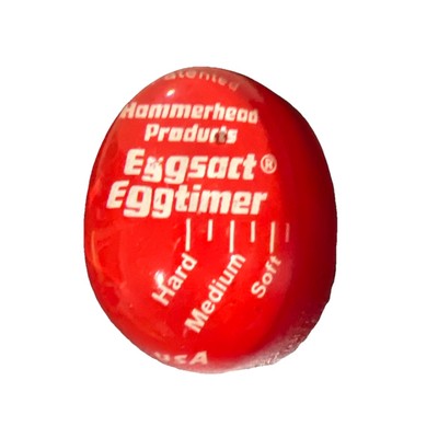 Hammerhead Products Eggsact Eggtimer Boiled Egg Color Changing Timer Old Vtg