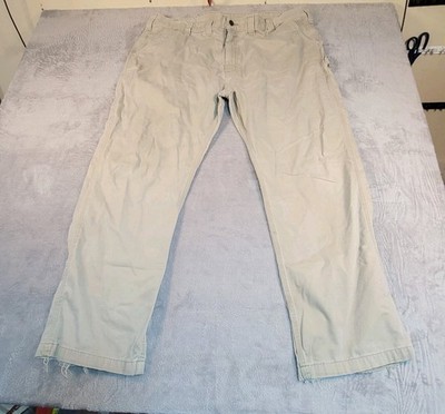Carhartt B324 FDK Relaxed Fit Carpenter Work Pants Beige Flat Men s Size 44x32