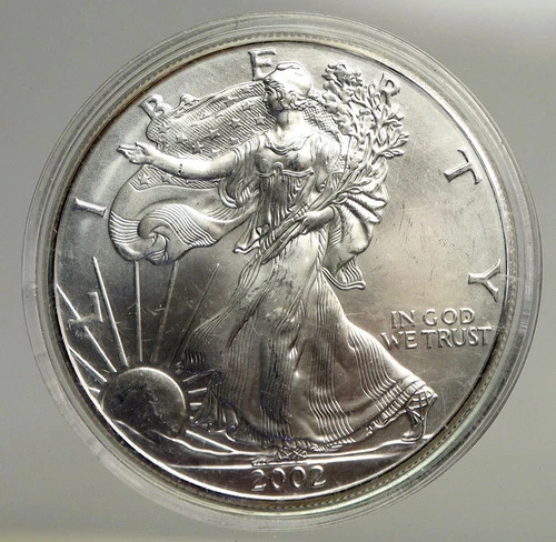 2002 1 oz Silver American Eagle (Brilliant Uncirculated)