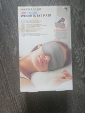 Sharper Image Hot & Cold Weighted Eye Mask New In Box