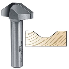 Whiteside Straight Panel Profile Bit for MDF Doors, 1/2 in. SH x 1-1/2 in. LD