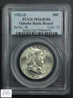 1952 D Full Bell Lines Franklin Half Dollar 50C Omaha Bank Hoard PCGS MS 64 FBL