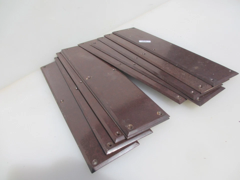 Vintage Bakelite Door Finger Plate Push Door Handle Antique Art Deco - £10each - Image 3 of 4