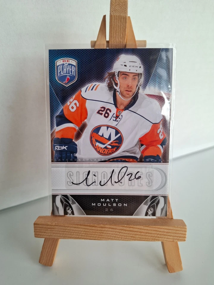 Matt Moulson Be aPlayer Hockey 2009-10 Signatures Autograph NY Islanders - Bild 1 von 2