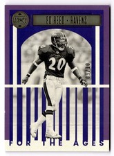 2023 Panini Legacy Ed Reed #FTA-14 For the Ages Violet #/10 Baltimore Ravens