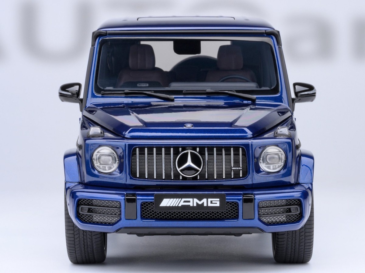 2019 MERCEDES-BENZ AMG G63 BRILLIANT BLUE 1/18 MODEL CAR BY