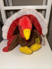 TY Beanie Baby   GOBBLES the Turkey 5.5 in 