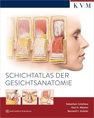 Karl H. Wesker; Bernard C. Kolster; Konstantin Frank / Schichtatlas der Gesichts