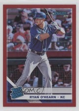 2019 Panini Donruss Rated Rookie Holo Red Ryan O'Hearn #48 2u3