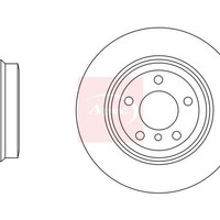 BMW X5 F15 F85 2013-2018 Bremsscheibe Hinten (Einzeln) Apec
