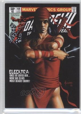 2016 Upper Deck Marvel Masterpieces Level 2 What If 436/999 Elektra #53 a2x