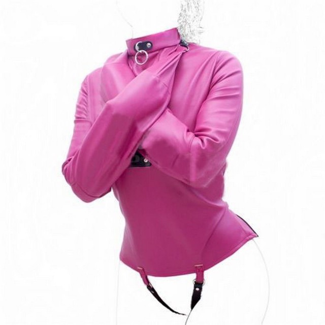 Adult Asylum Straight Jacket Costume S/M L/XL BODY HARNESS Restraint