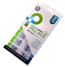 pill box 7 day am pm