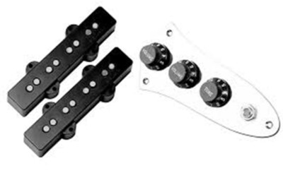 NEW - DiMarzio Ultra Jazz Pre-Wired Pickup Set For Jazz Bass, #FB2200CA3BK