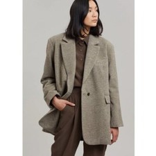 Vanessa Hong x Birgitte Herskind Wilma Wool Overcoat Size 40
