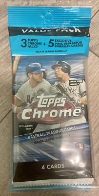 2020 TOPPS CHROME BASEBALL CELLO VALUE PACK ROBERT ALVAREZ BICHETTE
