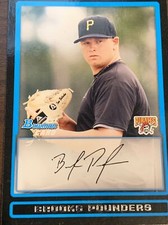 2009 Bowman Draft Picks & Prospects Brooks Pounders #BDPP11 Pittsburgh Pirates