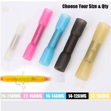 400/100x Heat Shrink But Connector Waterproof Electrical Wire Marine Butt Splice